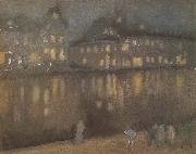 James Mcneill Whistler Grand Canal Amsterdam oil painting